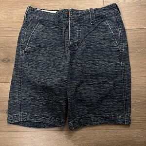 Blue Striped Hollister Shorts